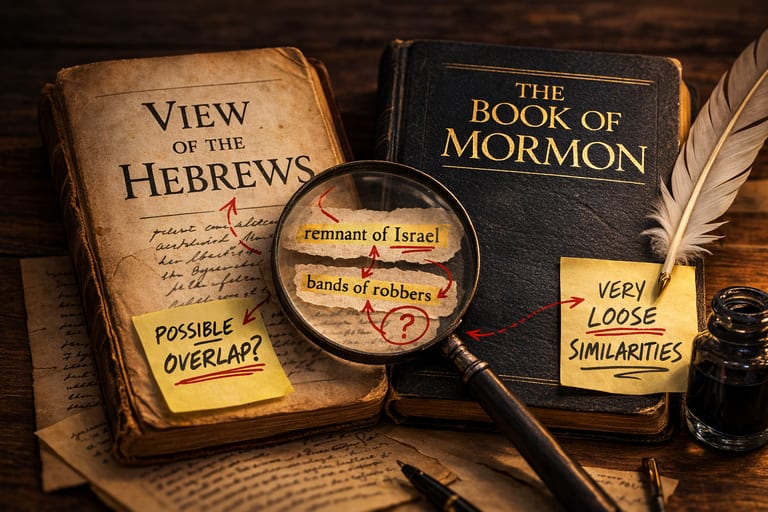 Joseph Smith Plagiarized View of Hebrews Banner