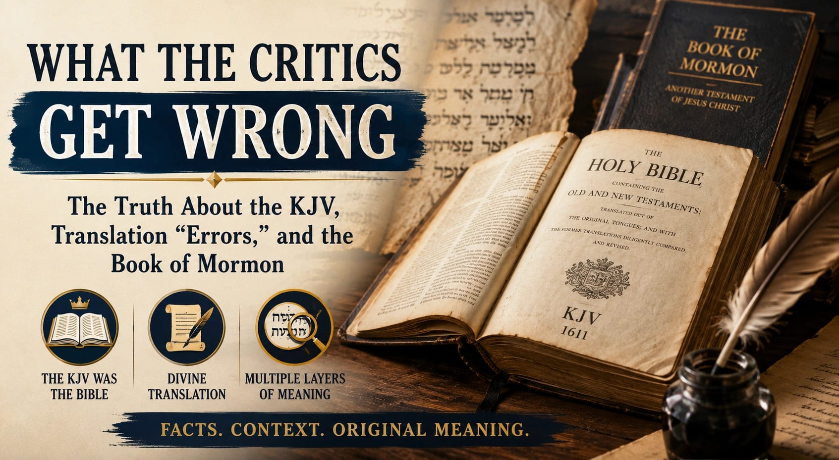 King James Text in the Book of Mormon Banner